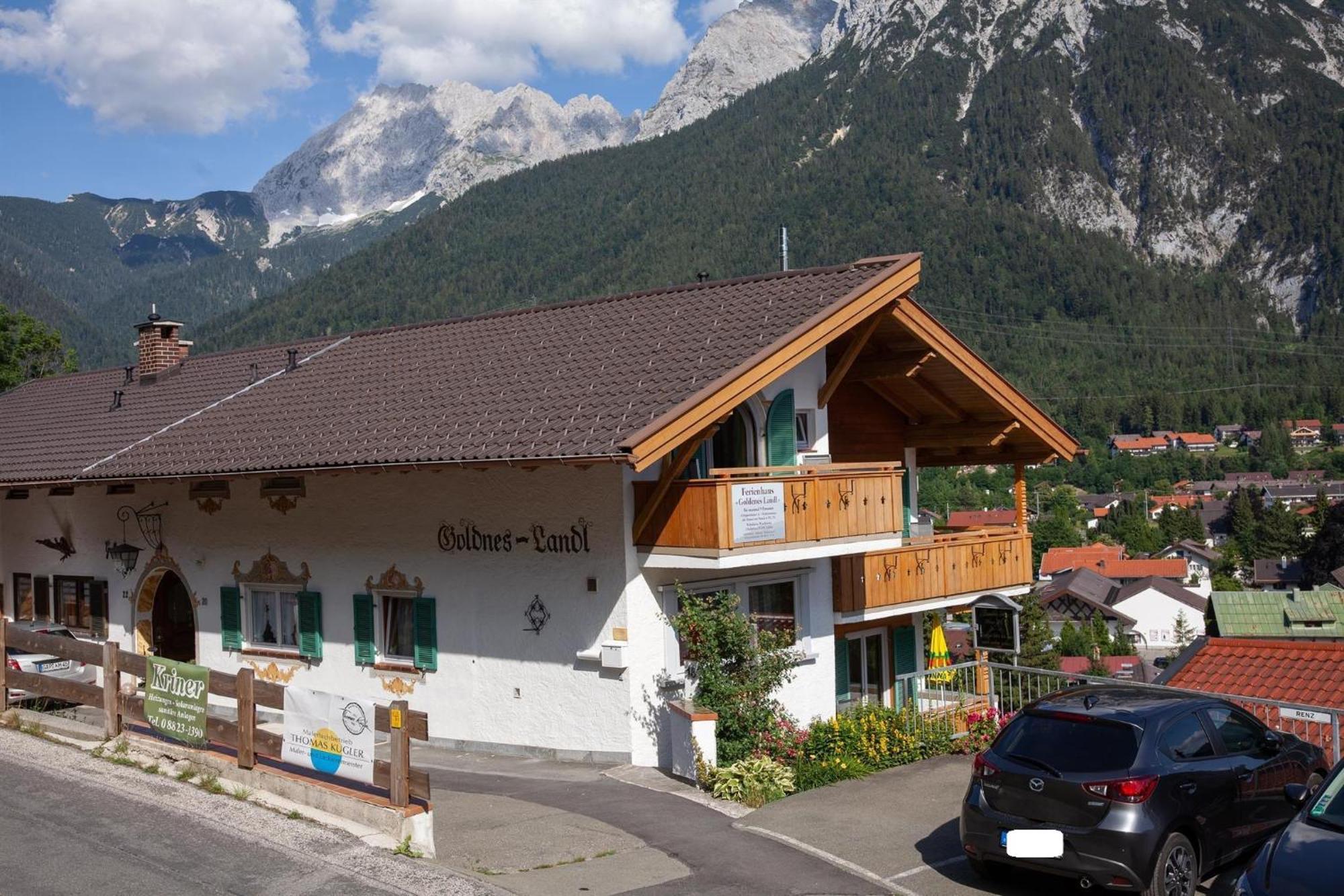 Ferienhaus Goldenes Landl Mittenwald Esterno foto